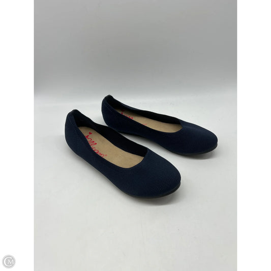 Shoes Flats By Jelly Pop In Navy, Size: 7