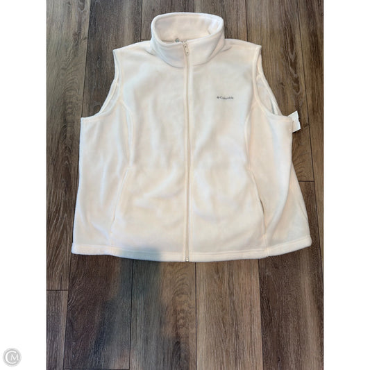 Vest Fleece By Columbia In White, Size: 3x