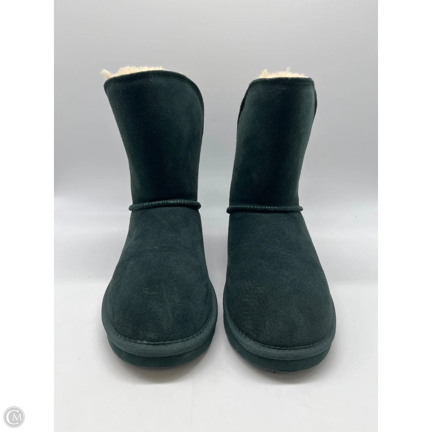 Boots Ankle Flats By Bearpaw In Green, Size: 8