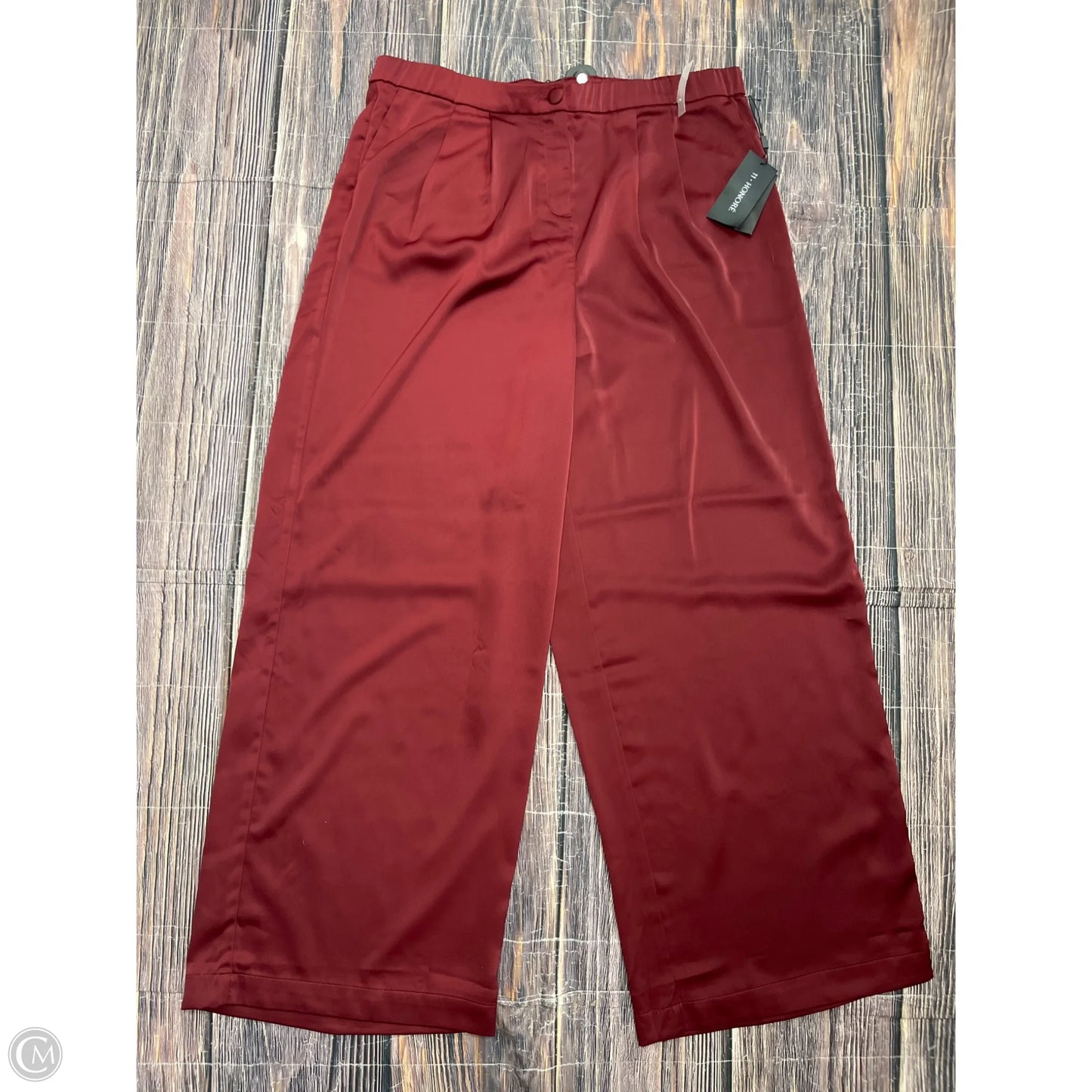 Pants Wide Leg By Clothes Mentor In Red, Size: 18