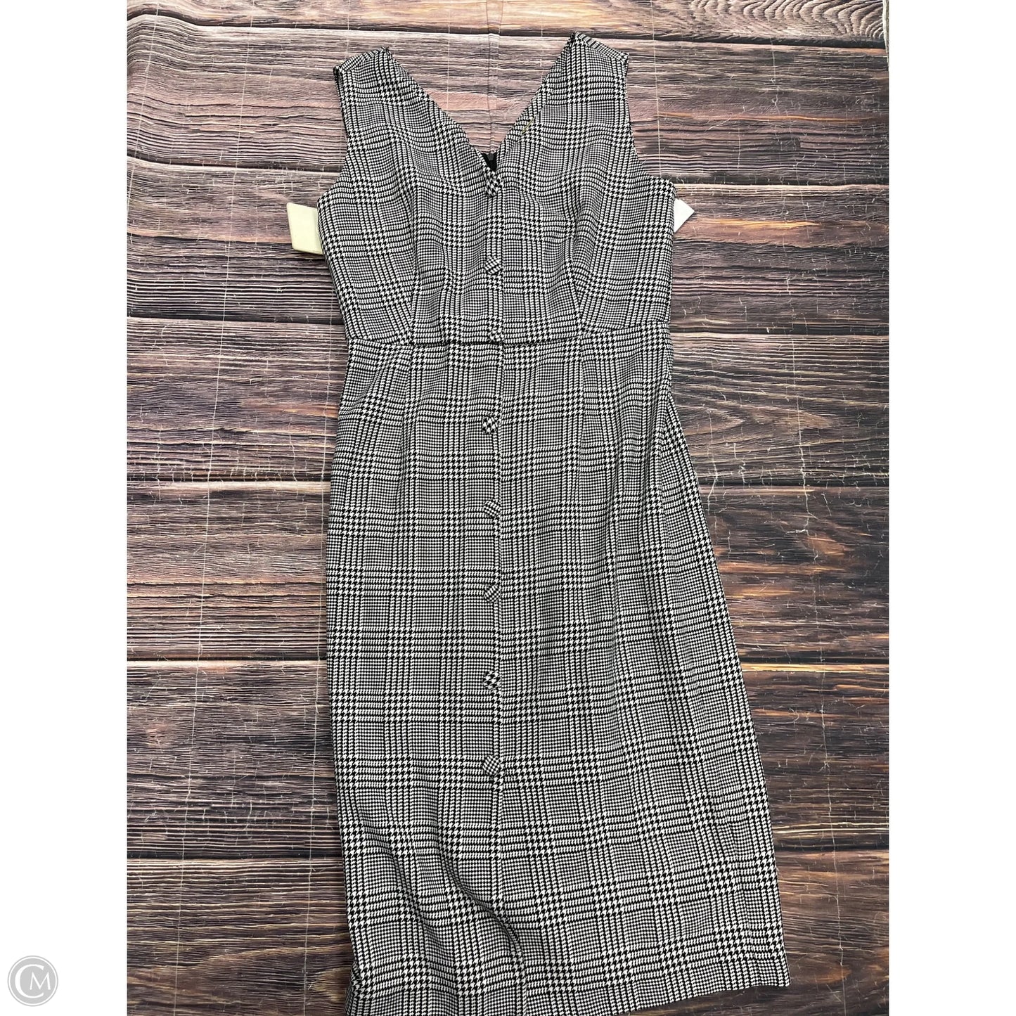 Dress Work By Tahari In Black, Size: L