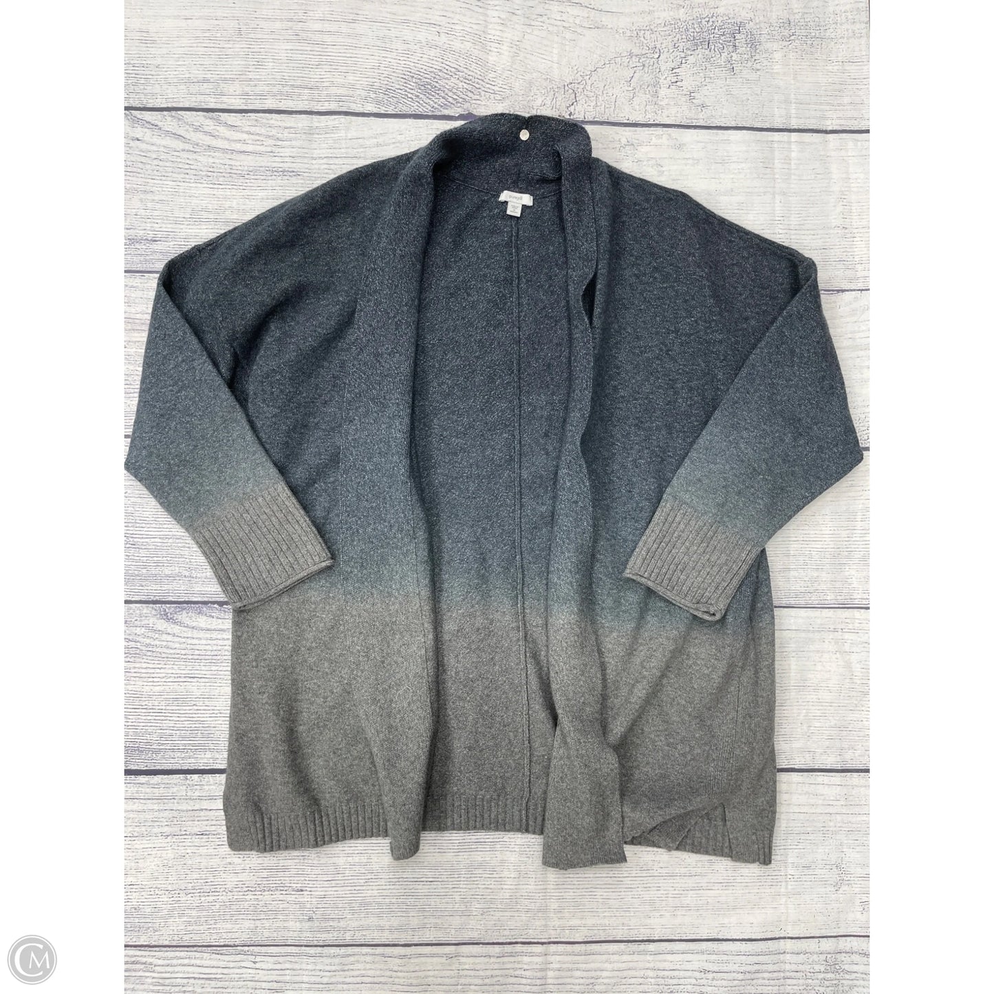 Cardigan By Pure Jill In Blue, Size: 2x