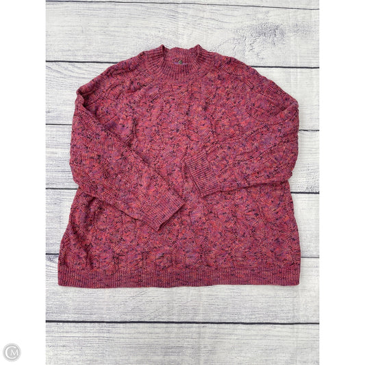 Sweater By J. Jill In Pink, Size: 3x
