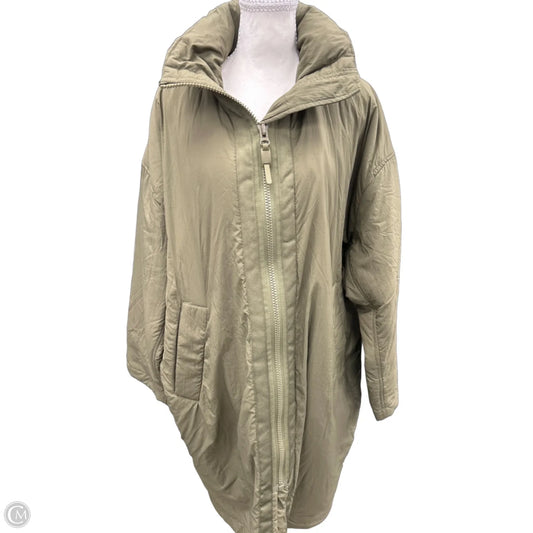 Jacket Puffer & Quilted By Zara In Green, Size: L