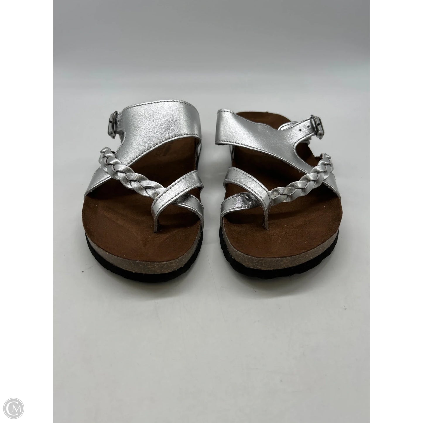 Sandals Flats By White Mountain In Silver, Size: 7