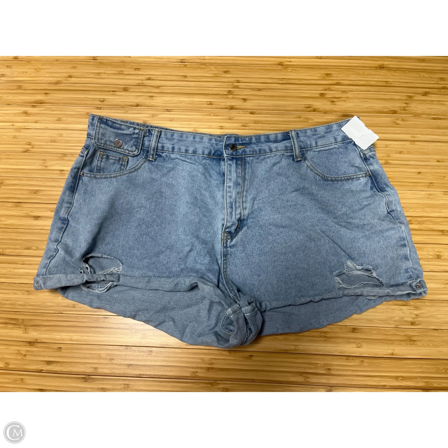 Shorts By Clothes Mentor In Blue Denim, Size: 20