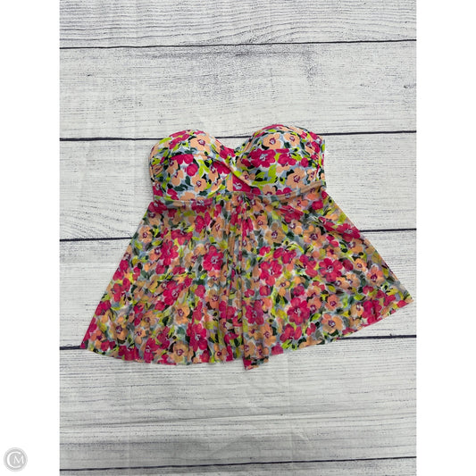 Swimsuit Top By Kona Sol In Floral Print, Size: S