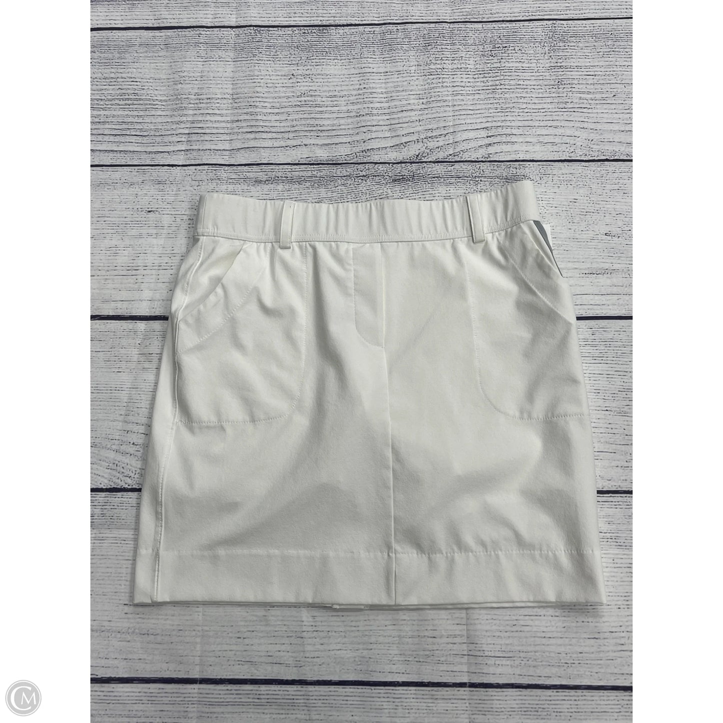 Athletic Skort By Clothes Mentor In White, Size: S