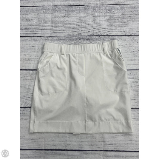 Athletic Skort By Clothes Mentor In White, Size: S