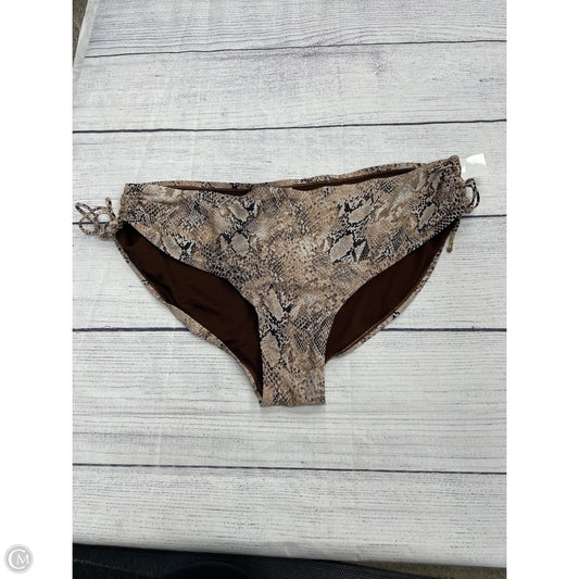 Swimsuit Bottom By Time And Tru In Animal Print, Size: 3x