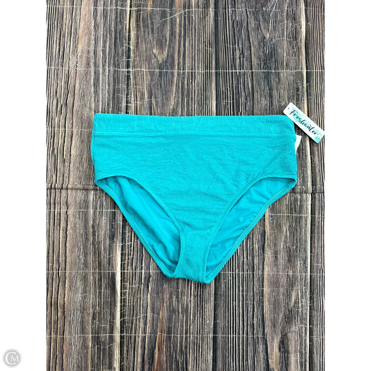 Swimsuit Bottom By Clothes Mentor In Teal, Size: Xl