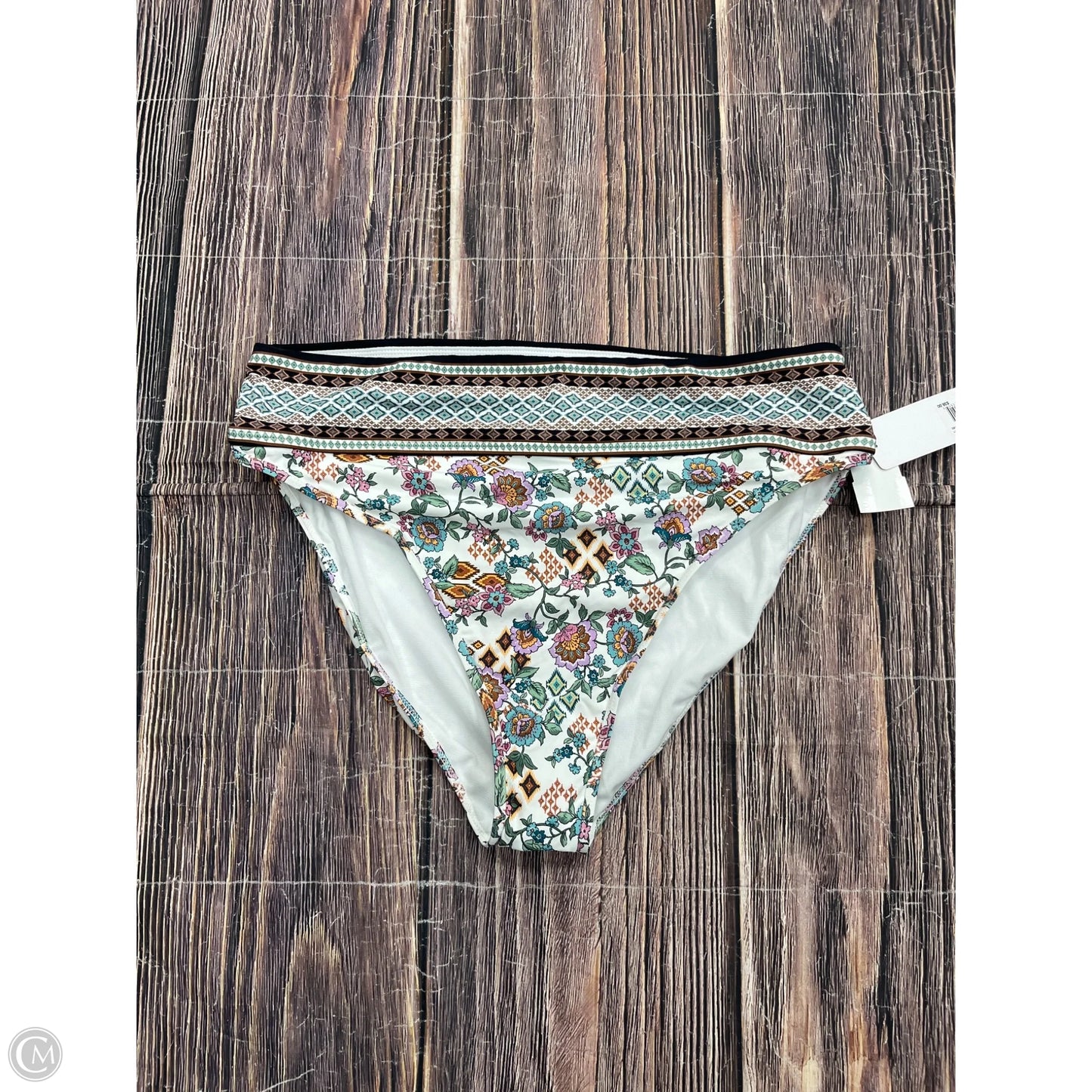 Swimsuit Bottom By Clothes Mentor In White, Size: Xl