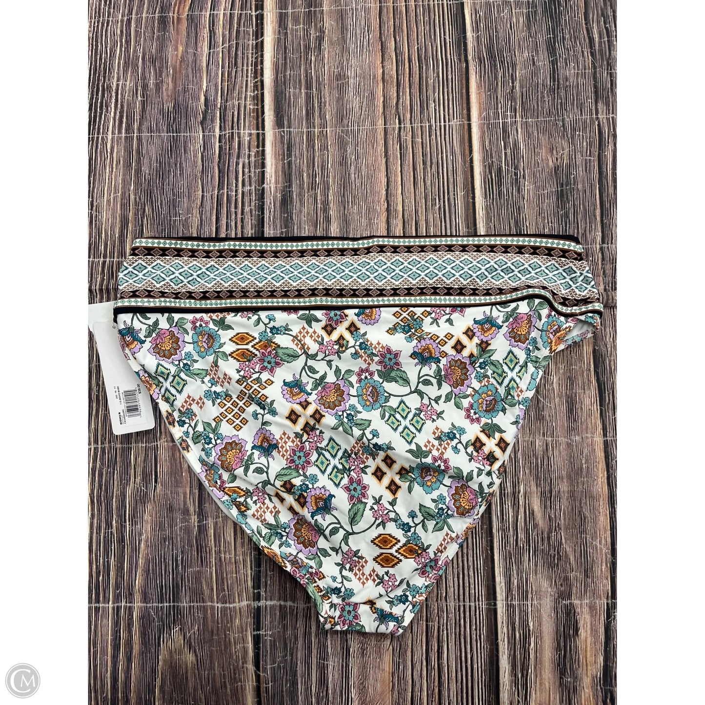 Swimsuit Bottom By Clothes Mentor In White, Size: Xl
