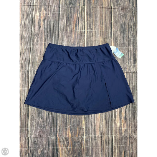 Swimsuit Bottom By Clothes Mentor In Blue, Size: 3x