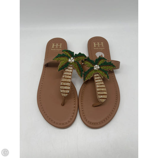 Sandals Flats By Haute Hippie In Tan, Size: 9
