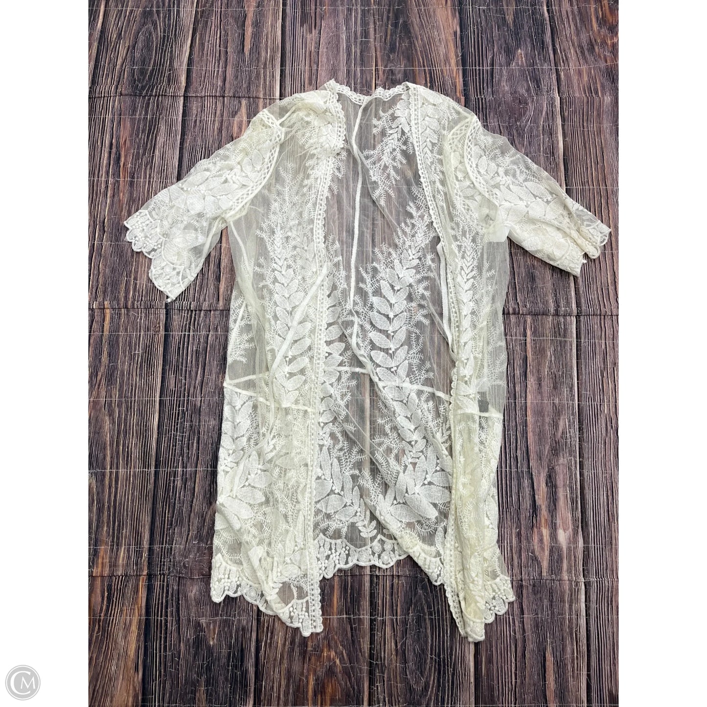 Cardigan By Massini In White, Size: Osfm