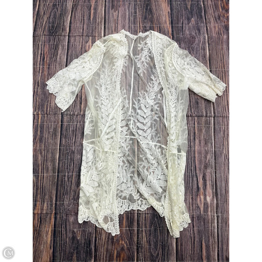 Cardigan By Massini In White, Size: Osfm