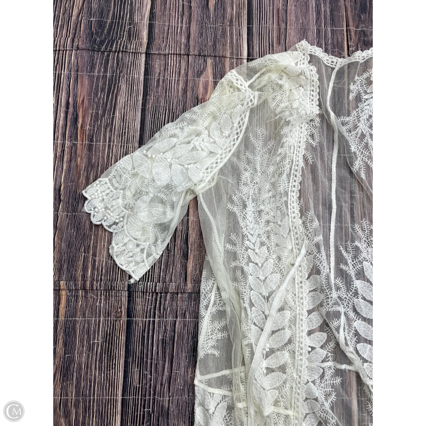 Cardigan By Massini In White, Size: Osfm