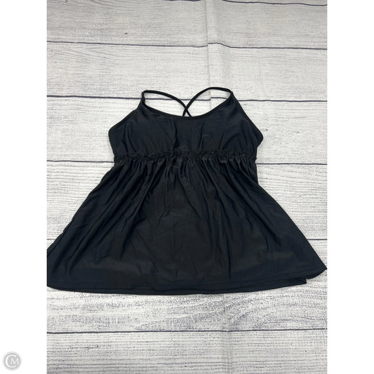 Swimsuit Top By Clothes Mentor In Black, Size: Xl