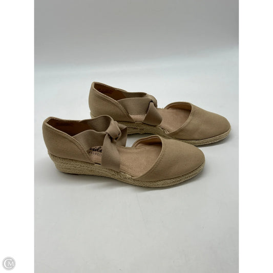 Shoes Heels Wedge By Life Stride In Tan, Size: 8