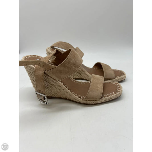 Shoes Heels Wedge By Steve Madden In Tan, Size: 8.5