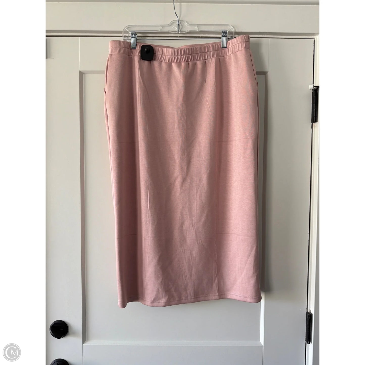 Skirt Midi By Clothes Mentor In Pink, Size: 1x