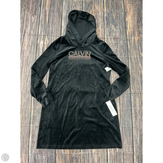 Dress Casual Midi By Calvin Klein In Black, Size: Xl