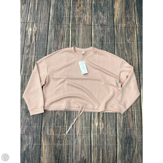 Sweatshirt Crewneck By Exlura In Pink, Size: 2x