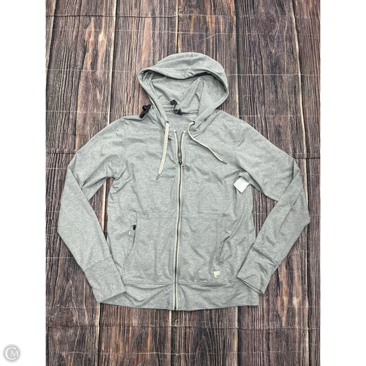 Athletic Jacket By Vuori In Grey, Size: S