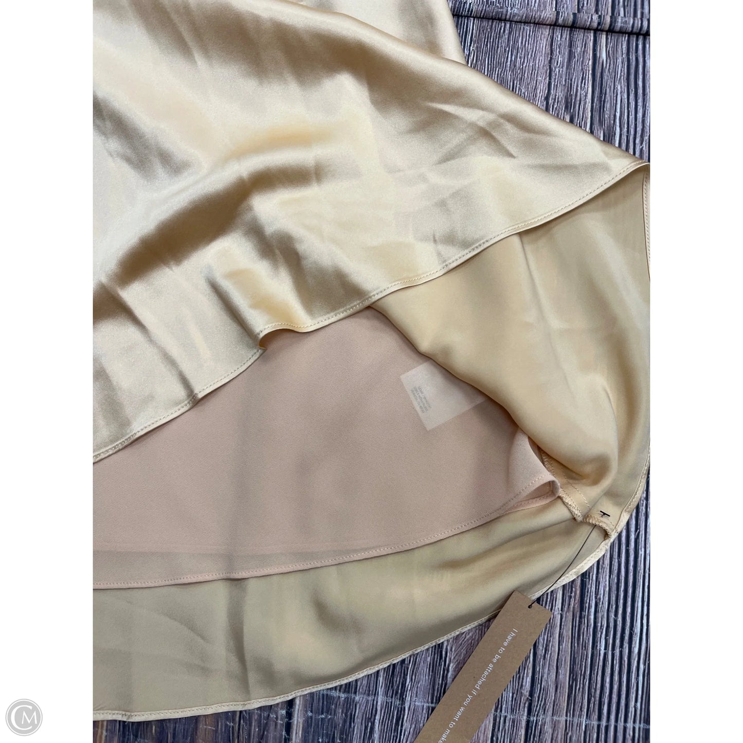 Dress Casual Maxi By Reformation In Gold, Size: M