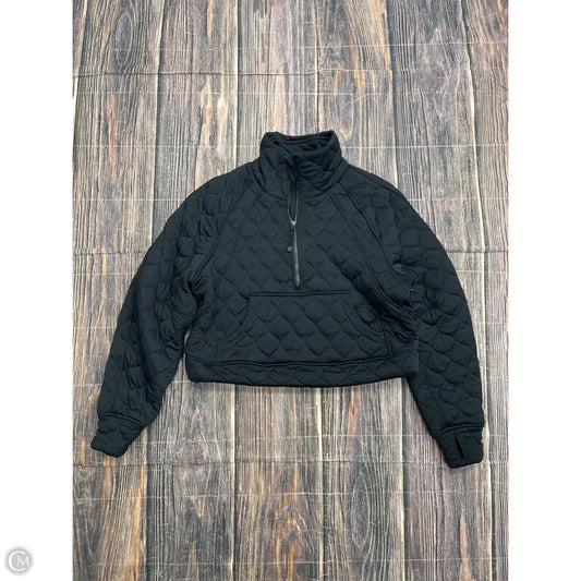 Athletic Sweatshirt Collar By Lululemon In Black, Size: M