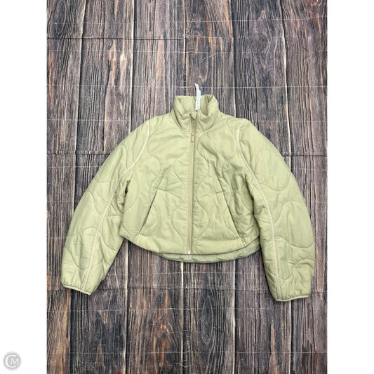 Athletic Jacket By Lululemon In Tan, Size: 6