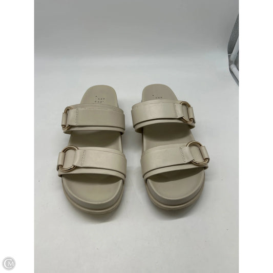 Sandals Flats By A New Day In Tan, Size: 10