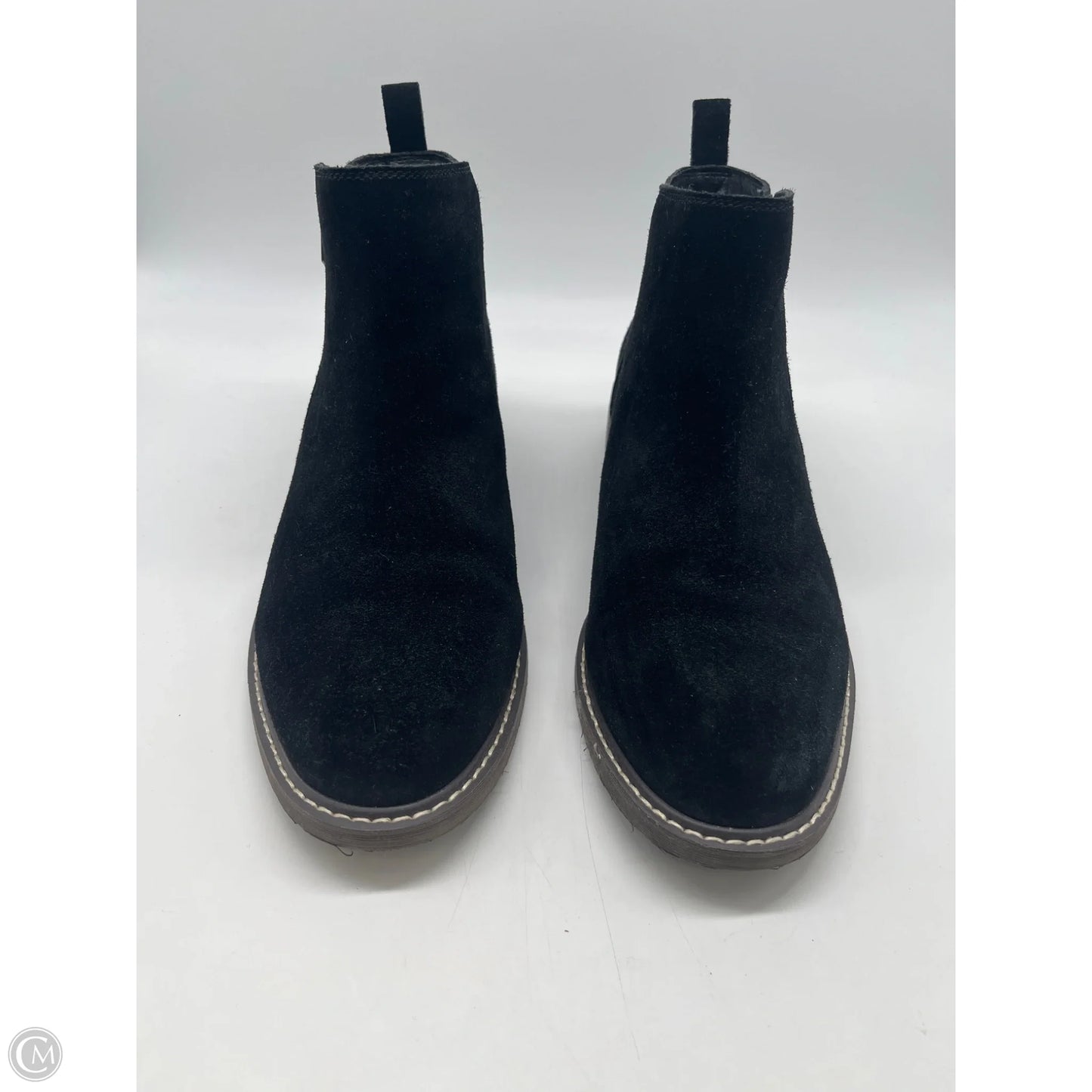 Boots Ankle Heels By Crown Vintage In Black, Size: 10