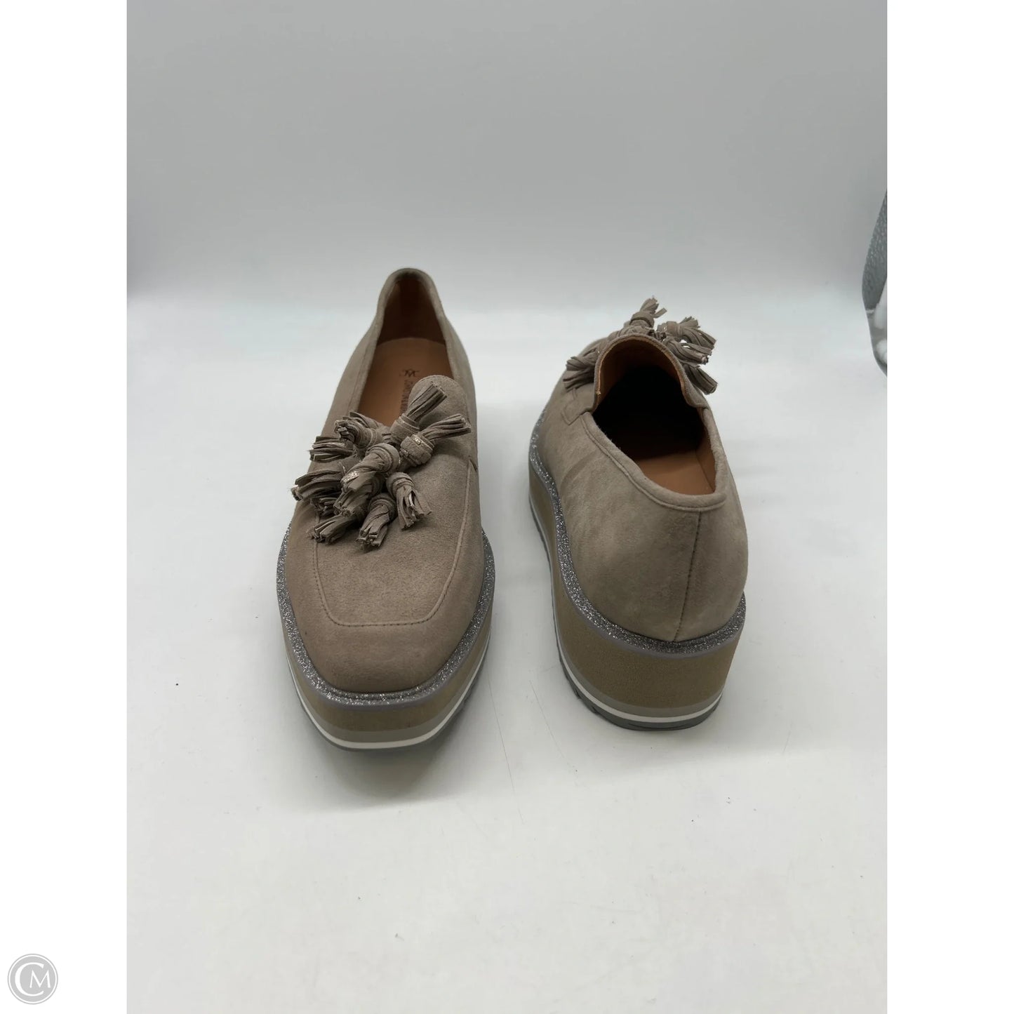 Shoes Heels Platform By Johnston & Murphy In Taupe, Size: 9.5