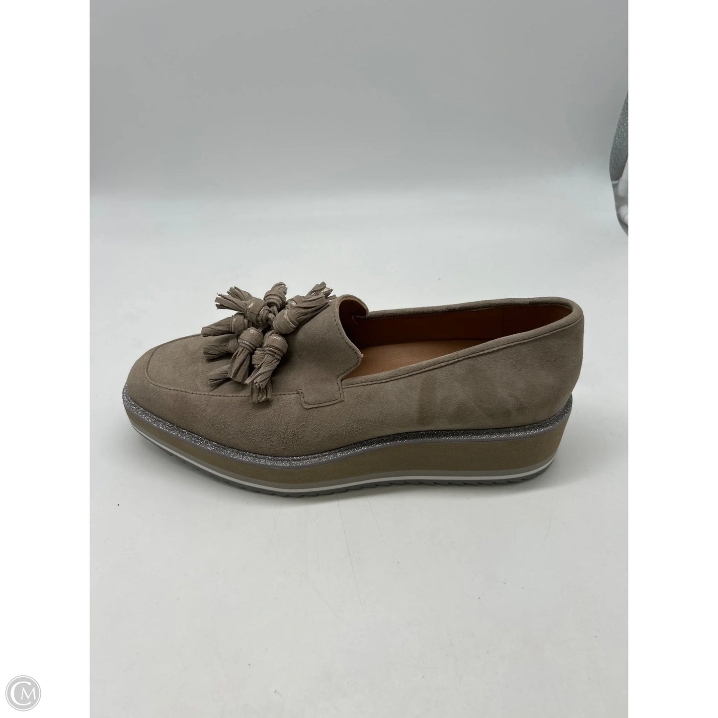 Shoes Heels Platform By Johnston & Murphy In Taupe, Size: 9.5