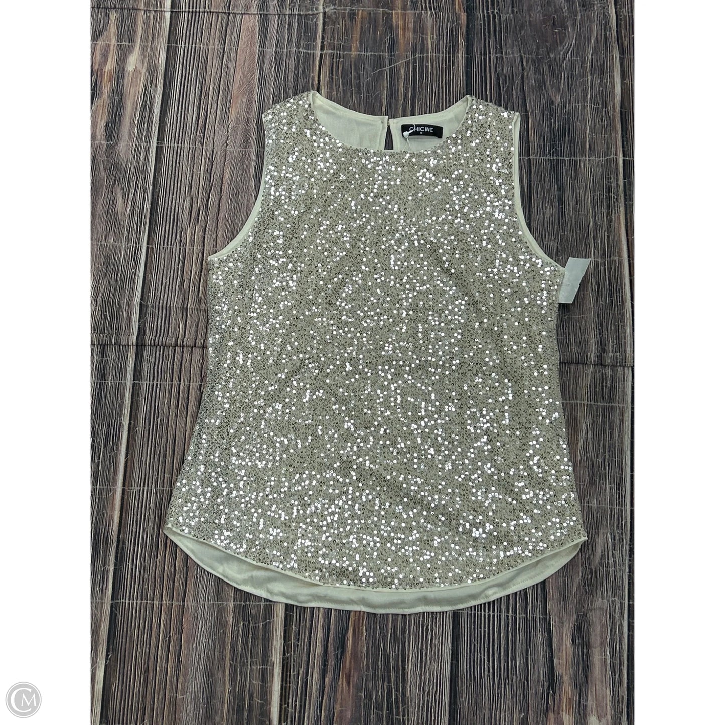 Tank Top By Chicme In Tan, Size: M
