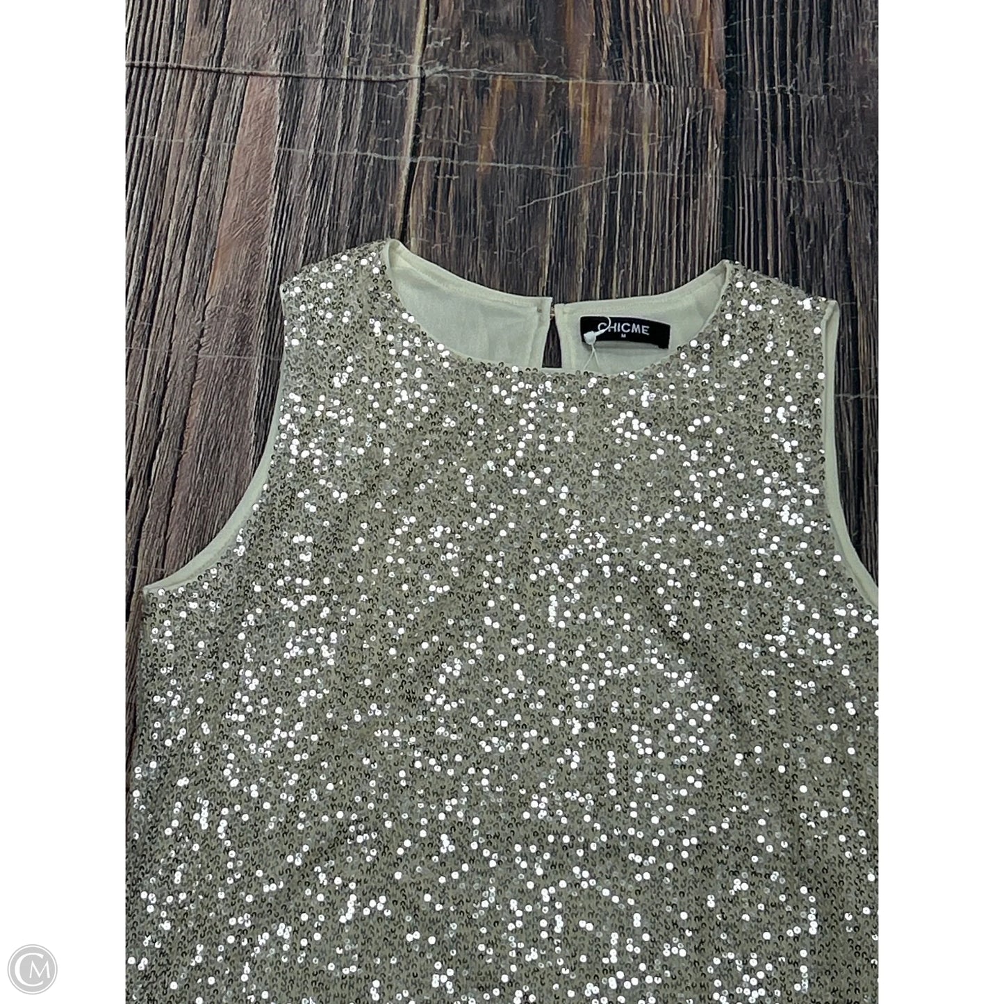 Tank Top By Chicme In Tan, Size: M