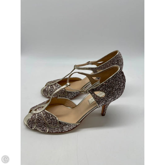 Shoes Heels Stiletto By Anthropologie In Pink, Size: 10