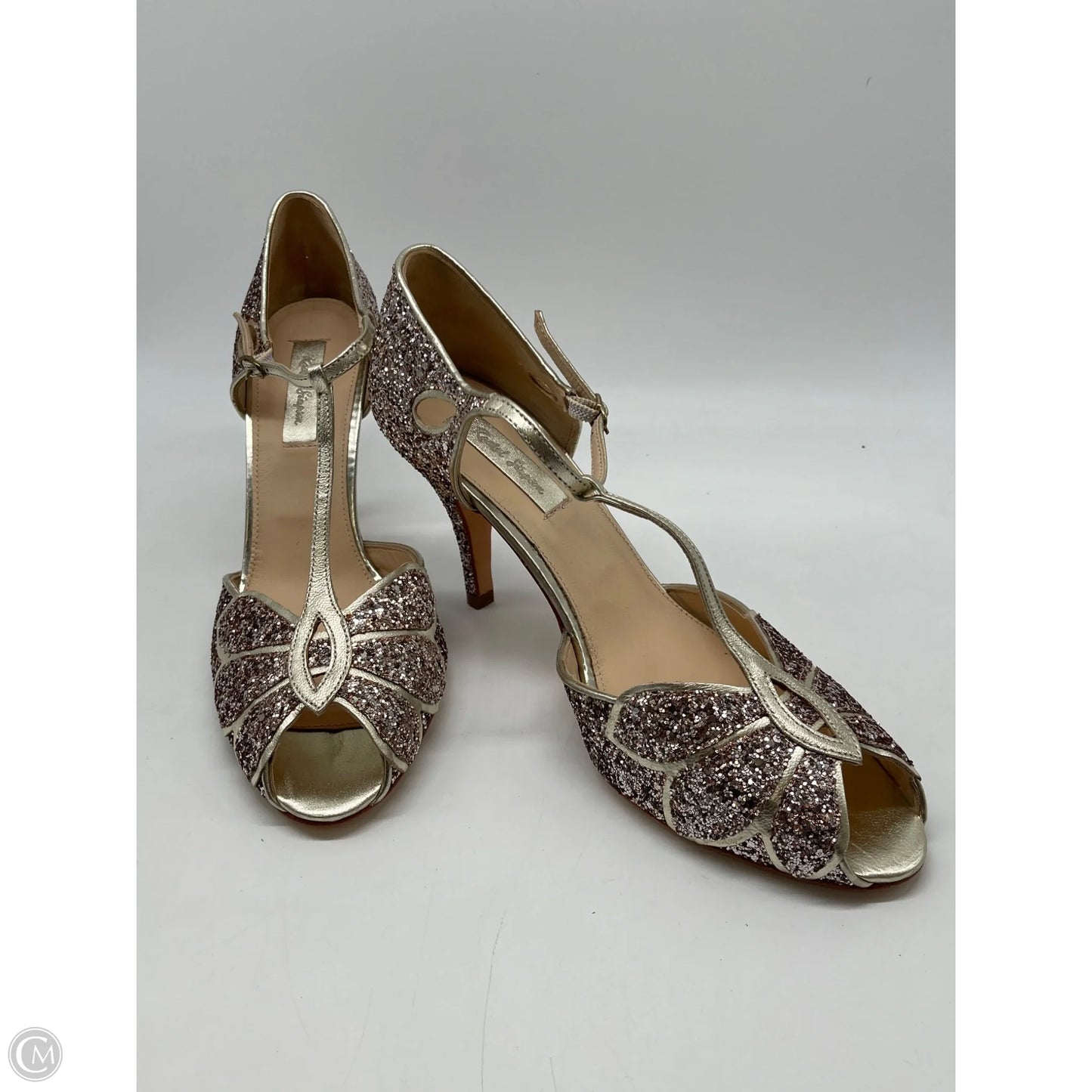 Shoes Heels Stiletto By Anthropologie In Pink, Size: 10