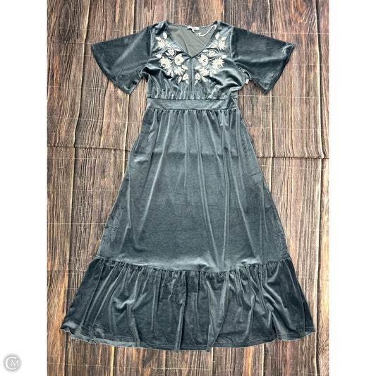 Dress Casual Maxi By Polagram In Blue, Size: L