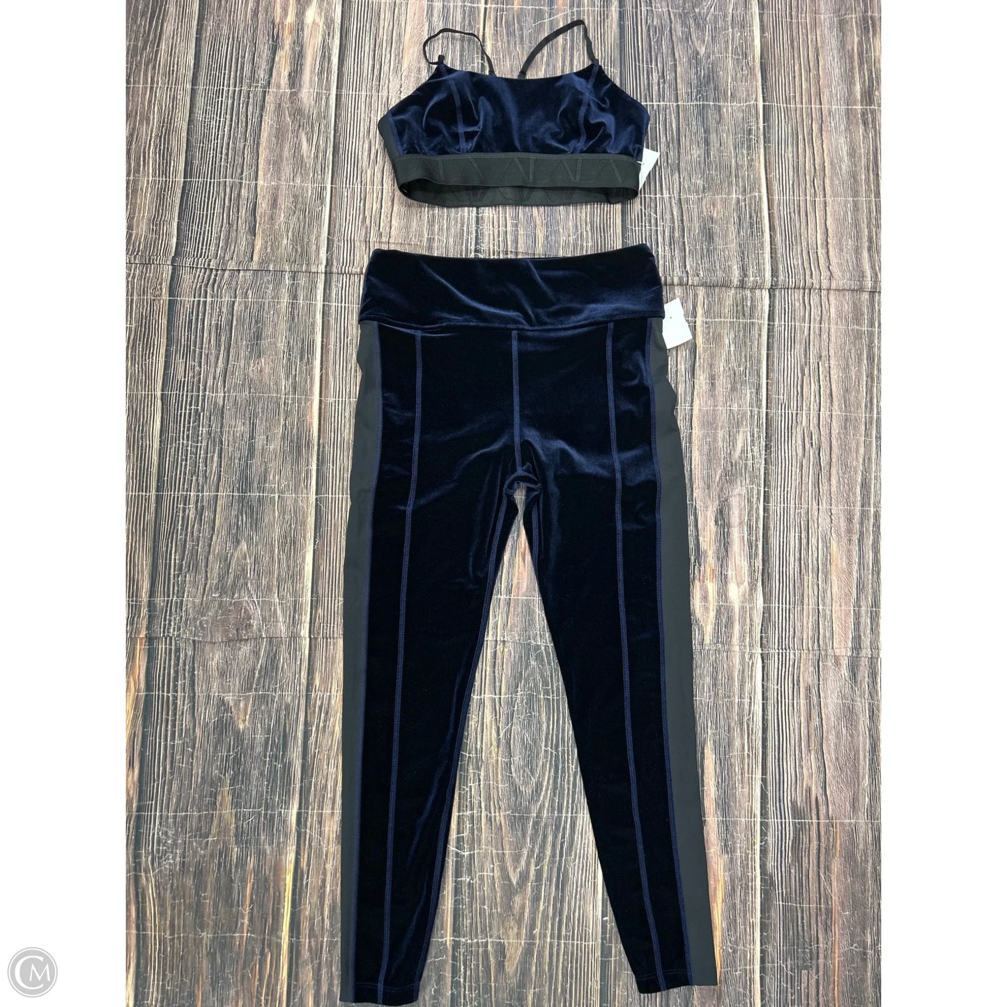 Athletic Pants 2pc By Clothes Mentor In Blue, Size: L