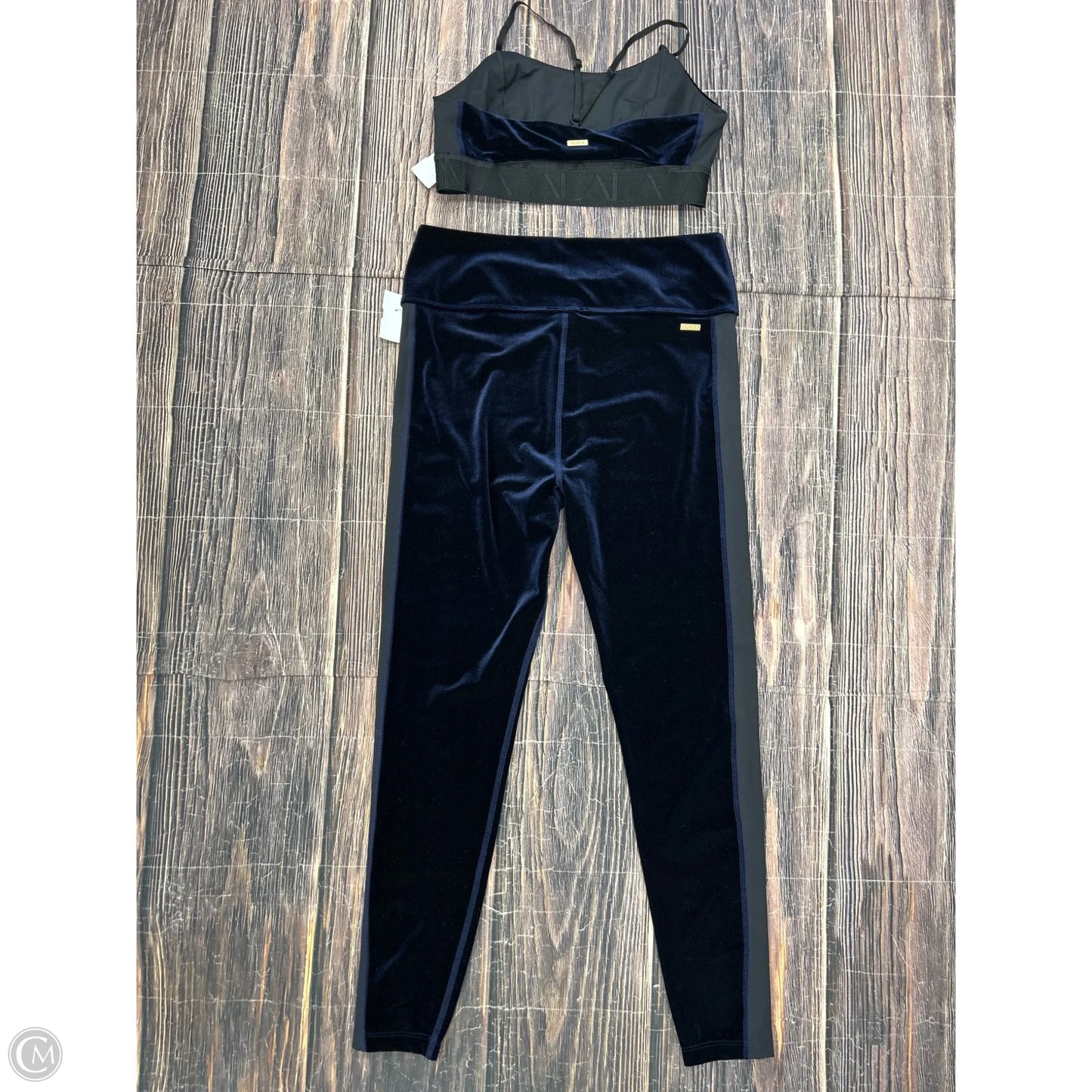 Athletic Pants 2pc By Clothes Mentor In Blue, Size: L