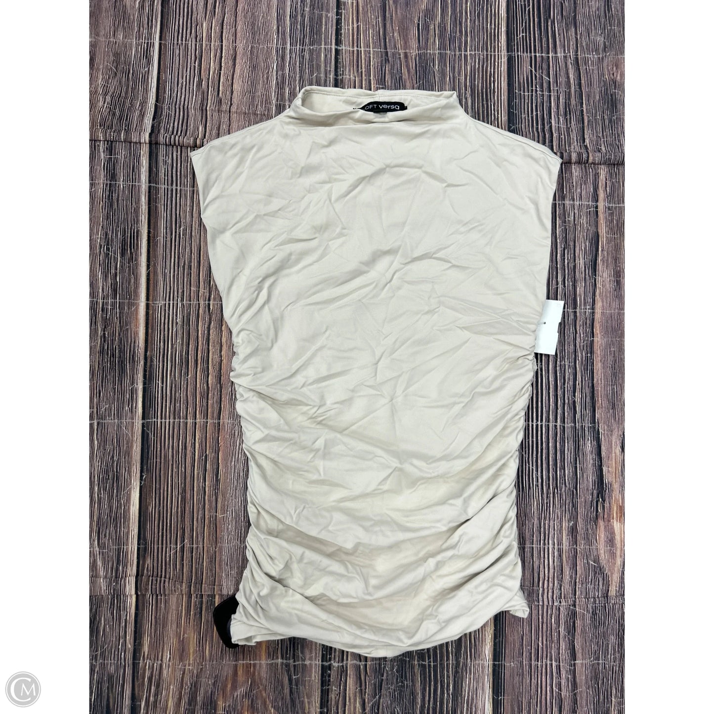 Top Sleeveless By Loft In Cream, Size: S