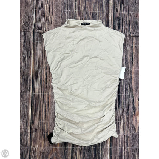 Top Sleeveless By Loft In Cream, Size: S