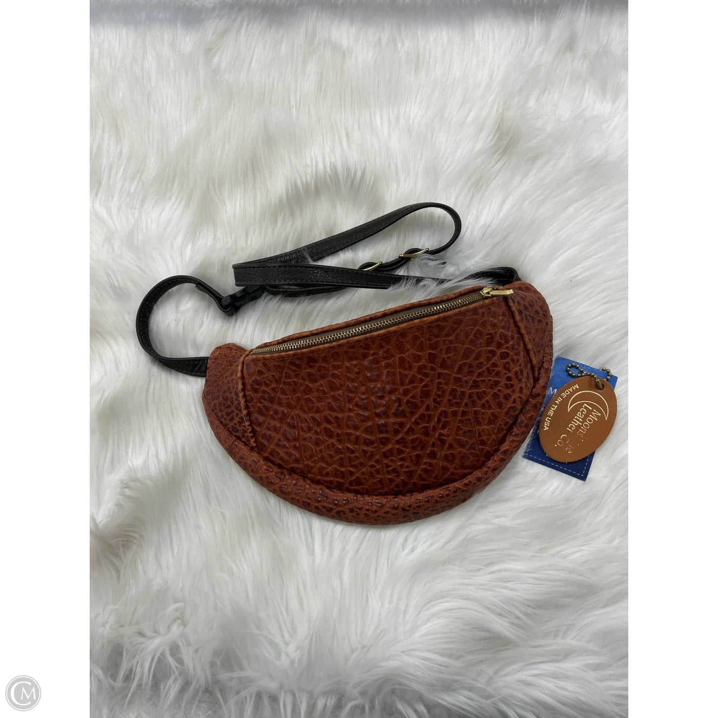 Belt Bag Leather By Clothes Mentor, Size: Large