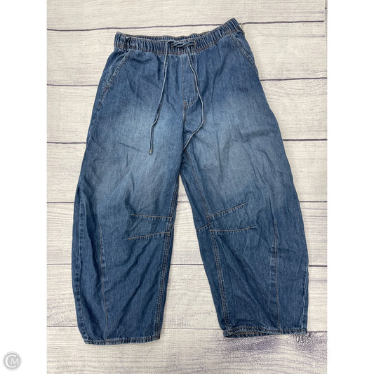 Jeans Wide Leg By Old Navy In Blue Denim, Size: M