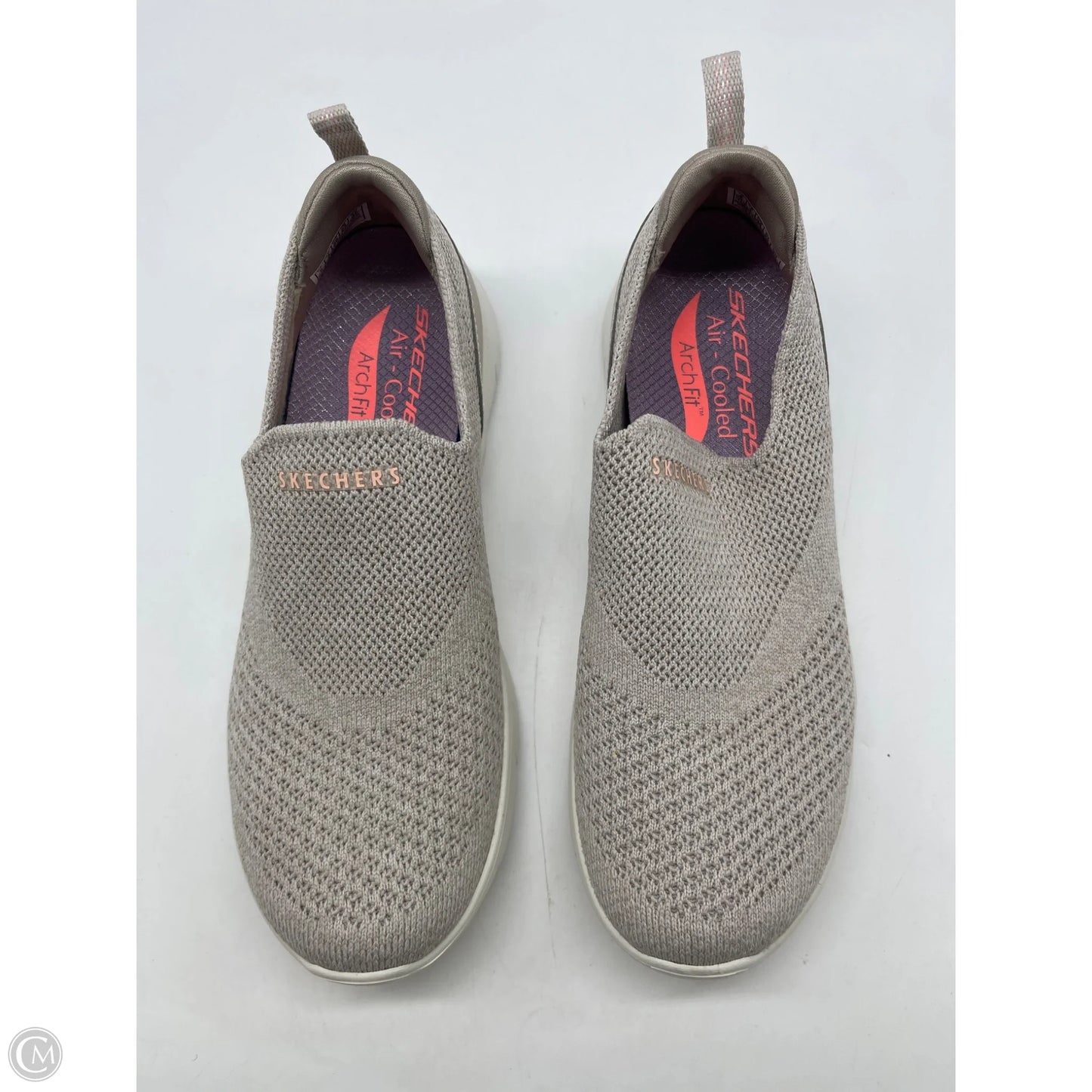 Shoes Athletic By Skechers In Cream, Size: 6