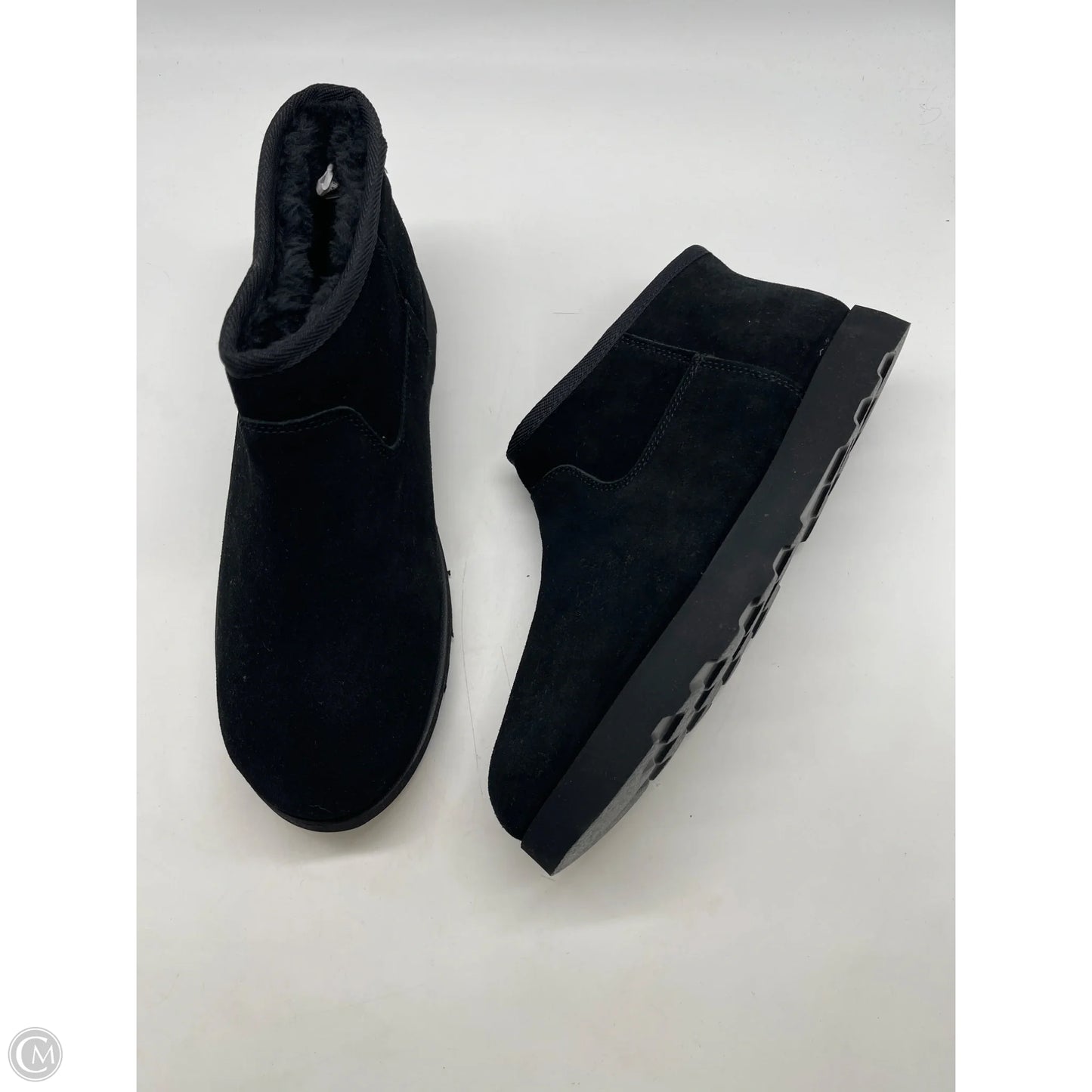 Boots Ankle Flats By Time And Tru In Black, Size: 10