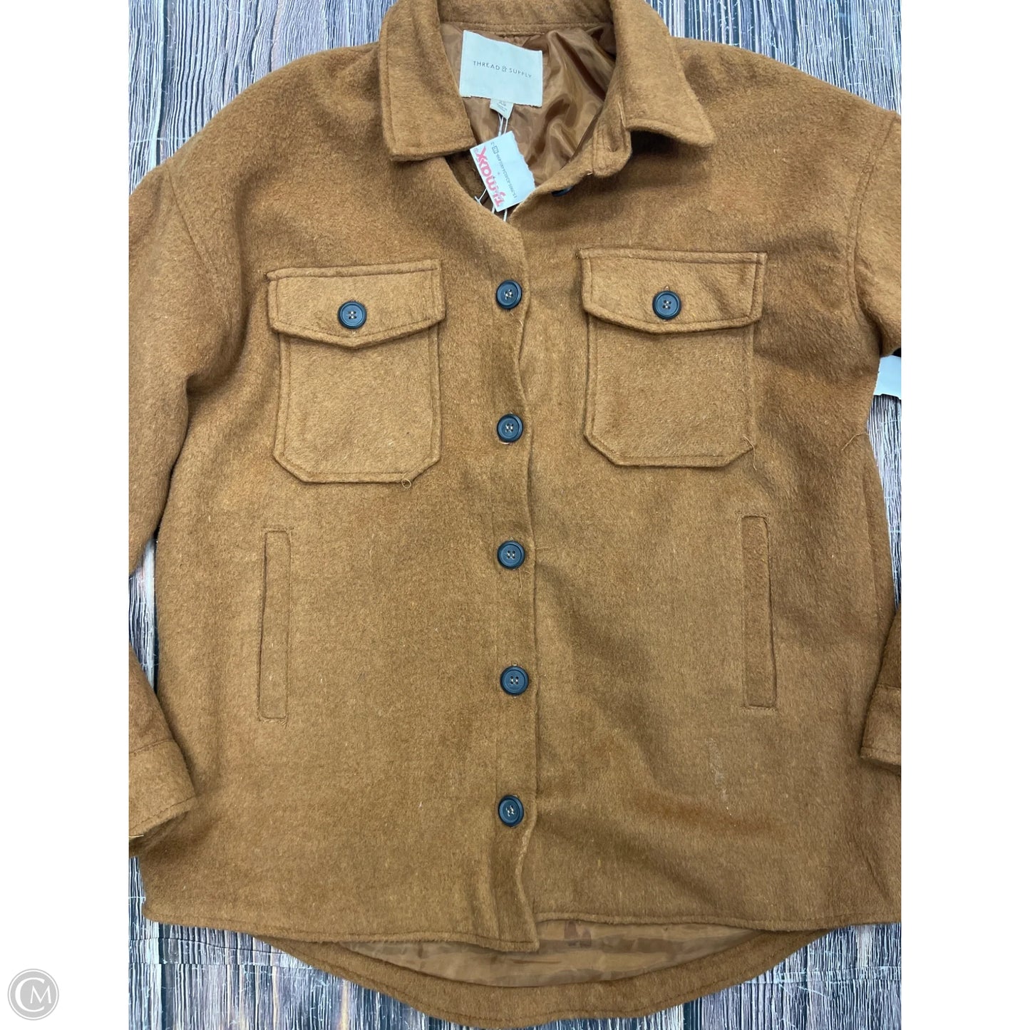 Jacket Other By Thread And Supply In Brown, Size: Xs